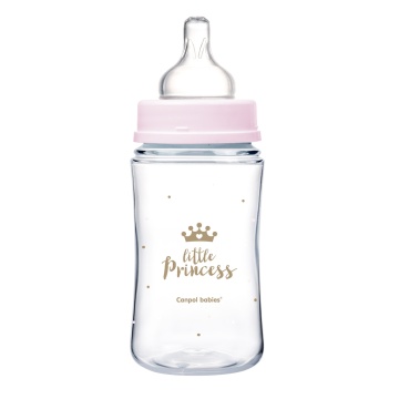 Biberon anticolic PP EasyStart RB pink gat larg 240ml, 35/234, Canpol - Img 2