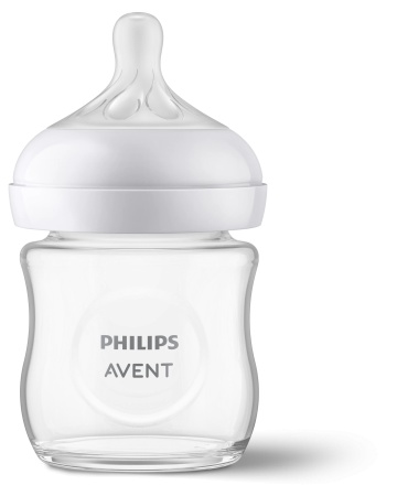 Biberon din sticla Philips Avent Natural Response, +0 luni, 120 ml, SCY930/01, Philips Avent - Img 4