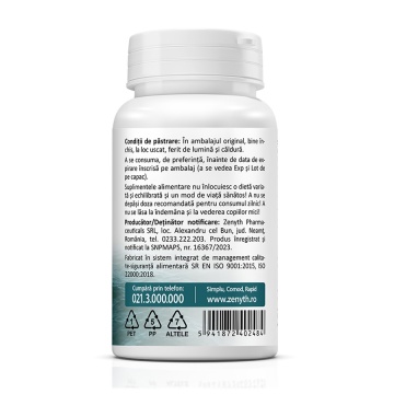 Calciu Marin, 60 capsule, Zenyth - Img 3
