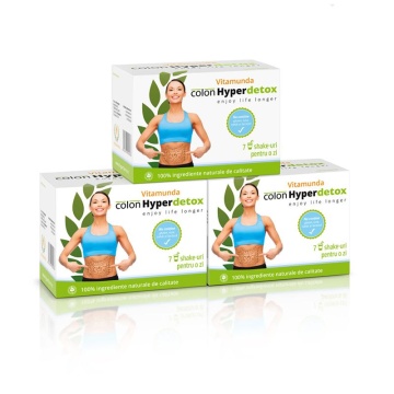 Colon Hyperdetox Program intesiv detoxifiere intestinală și scadere în greutate 12 zile, Vitamunda
