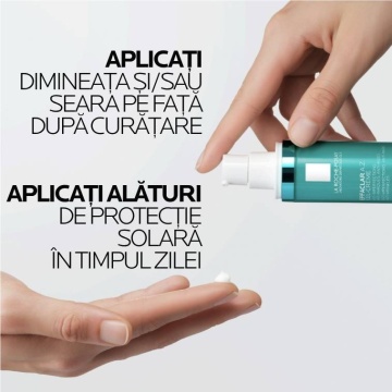 Gel-Crema Cu O Textura Usoara Si O Eficacitate Dubla Asupra Imperfectiunilor Si Semnelor De Imbatranire Effaclar A.Z., 40ml, La Roche-Posay - Img 6