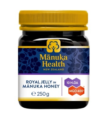 Laptisor de matca pur (royal jelly) in Miere de Manuka MGO 400+ , 250g, Manuka Health