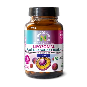 Lipozomal Acetil L-Carnitină + Inositol Hypernatura® (echilibrarea metabolismului), 60 capsule, Hypernatura