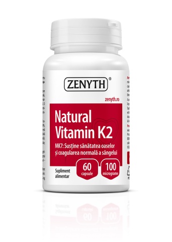Natural Vitamina K2, 60 capsule, Zenyth - Img 1