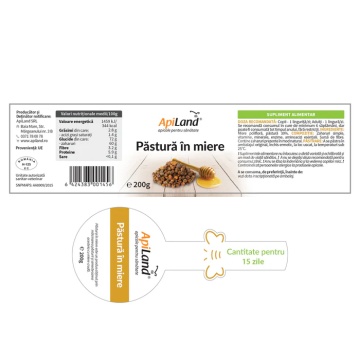 Pastura în miere, 200 g, Apiland - Img 2