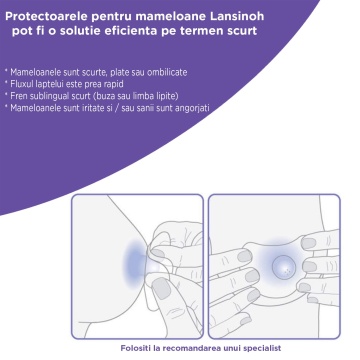 Protectoare mamelon, 24 mm, 2 bucati, Lansinoh - Img 3