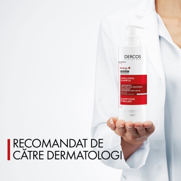 Sampon energizant impotriva caderii parului cu Aminexil Dercos Energy+, 400 ml, Vichy - Img 3