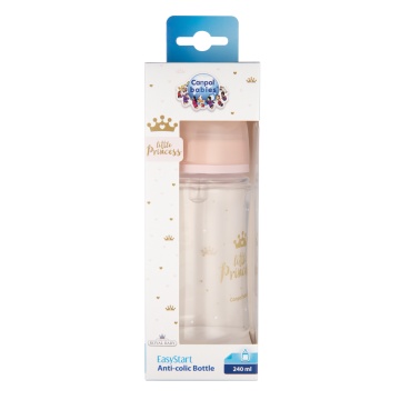 Biberon anticolic PP EasyStart RB pink gat larg 240ml, 35/234, Canpol - Img 3