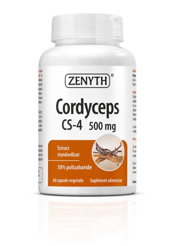 Cordyceps CS-4, 500 mg, 60 capsule, Zenyth - Img 1