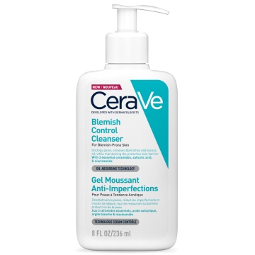 Gel de curatare spumant anti-imperfectiuni pentru ten cu tendinta acneica, 236 ml, CeraVe - Img 1
