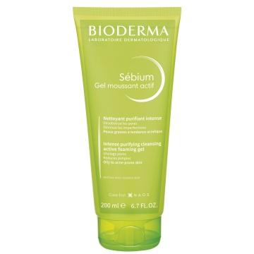 Gel spumant activ Sebium, 200 ml, Bioderma - Img 2