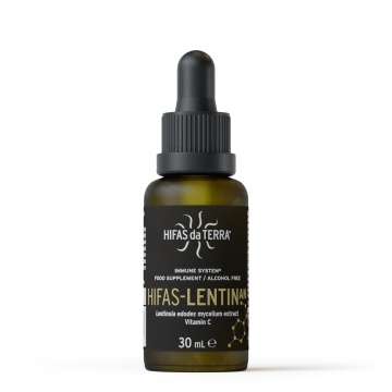 Hifas Lentinan (extract concentrat Shiitake) imunomodulator, antibacterian, antifungic, 30 ml, Hifas da Terra