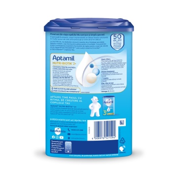 Lapte praf Nutri-Biotik 2+, 2-3 ani, 800 g, Aptamil - Img 2