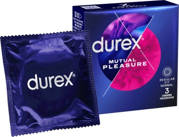 Prezervative Mutual Pleasure, 3 bucati, Durex - Img 2