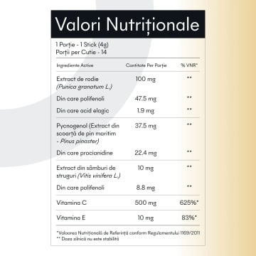 Pycnogenol si Vitamina C 500 mg, 14 plicuri, Ivatherm - Img 5