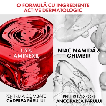Serum capilar cu efect de regenerare Aminexil Clinical R.E.G.E.N. Booster, 90 ml, Vichy - Img 3