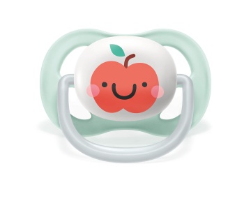 Suzete Silicon Ultra Air, 0-6 luni, 2 bucati, Happy, SCF080/17, AVENT, Philips - Img 3