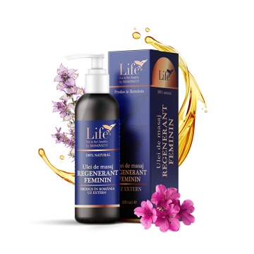 Ulei de masaj REGENERANT FEMININ, 200 ml, Bionovativ Life