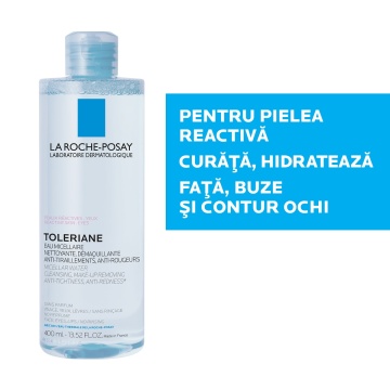 Apa micelara pentru pielea reactiva Toleriane, 400 ml, La Roche-Posay - Img 2