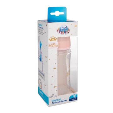 Biberon anticolic PP EasyStart RB pink gat larg 240ml, 35/234, Canpol - Img 4