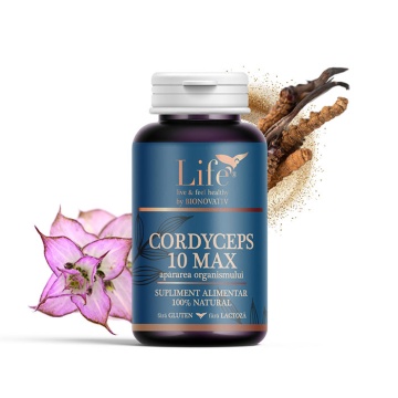 Cordyceps 10 Max, 30 capsule, Bionovativ Life