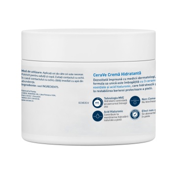Crema hidratanta pentru fata si corp piele uscata si foarte uscata, 340 g, CeraVe - Img 6