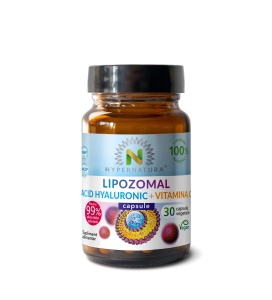 Lipozomal Acid Hyaluronic + Vit C, 30 capsule vegetale, Hypernatura - Img 2