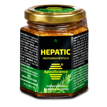 Miere poliflora Hepatic, 200 ml, ApicolScience