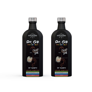Pachet Dr. GB Sirop pentru copii (2 buc) - Imunitate și flora intestinală a copiilor, 250ml, Hifas da Terra