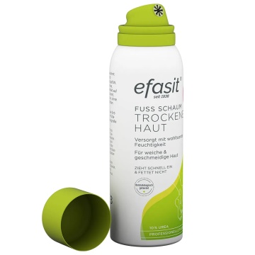 Spuma pentru picioare si piele uscata cu 10% uree, 125ml, Efasit - Img 2