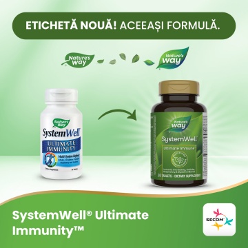 SystemWell Ultimate Immunity Nature's Way, 30 tablete, Secom - Img 3
