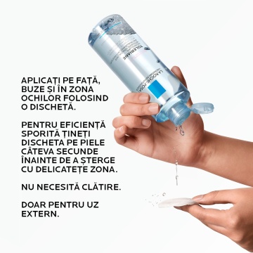 Apa micelara pentru pielea reactiva Toleriane, 400 ml, La Roche-Posay - Img 3