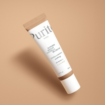 BB Cream cu SPF30 PA+++ Wonder Releaf Centella 27 Sand Beige, 30ml, Purito - Img 3