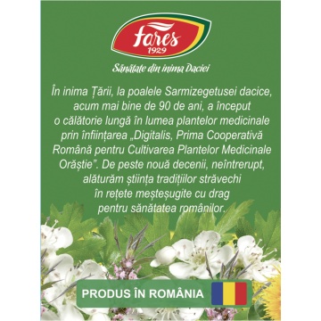 Ceai pentru tensiune, C25, 20 plicuri, Fares - Img 4