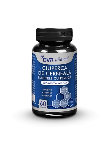 Ciuperca de cerneala "Buretele cu Perucă", 60 capsule, Dvr Pharm - Img 2