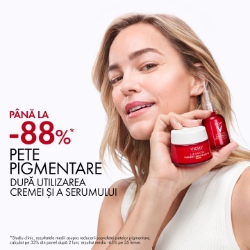 Crema de zi antirid cu niacinamida si SPF 50 Liftactiv B3, 50 ml, Vichy - Img 4