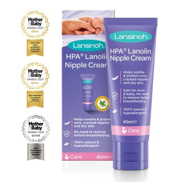 Crema pentru mameloane Lanolin HPA, 40 ml, Lansinoh - Img 2