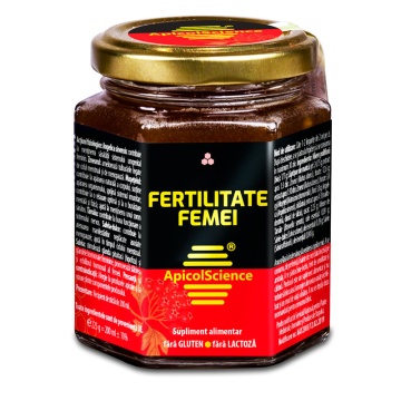 Fertilitate Femei, 200 ml, ApicolScience