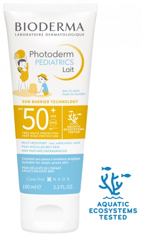 Lapte cu protectie solara SPF 50+ pentru copii Photoderm Pediatrics, 100 ml, Bioderma - Img 2