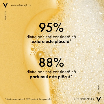 Sampon anti-matreata pentru par normal-gras Dercos, 390 ml, Vichy - Img 9