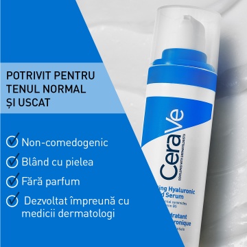 Serum hidratant cu acid hialuronic, 30 ml, CeraVe - Img 2
