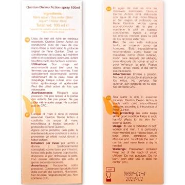 Spray pentru igiena pielii Quinton Dermo Action, 100 ml, Laboratories Quinton - Img 4
