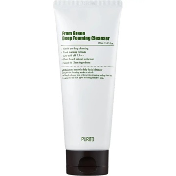 Spuma de curatare faciala From Green Deep Foaming Cleanser, 150 ml, Purito