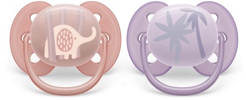 Suzete ultra soft Philips Avent, 0-6 luni, 2 bucati, SCF091/09, Philips - Img 2