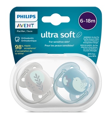 Suzete ultra soft Philips Avent, 6-18 luni, 2 bucati, SCF091/15, Philips - Img 4