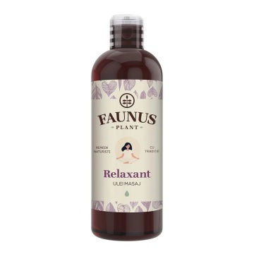 Ulei pentru masaj relaxant, 100 ml, Faunus Plant - Img 1