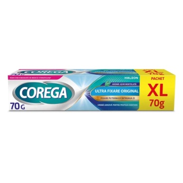 Crema adeziva pentru proteza dentara Original, 70 g, Corega - Img 1