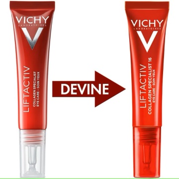Crema pentru ochi antirid Liftactiv Collagen Specialist, 15 ml, Vichy - Img 2