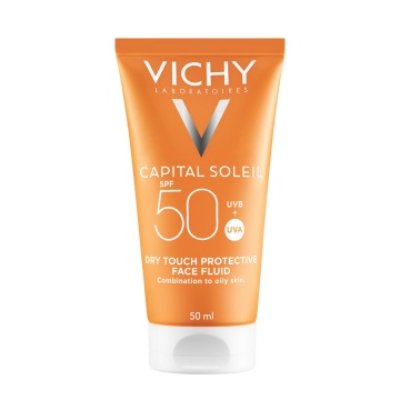 Emulsie matifianta cu protectie solara SPF 50+ pentru fata Capital Soleil, 50 ml, Vichy - Img 3