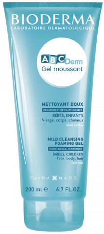 Gel spumant ABCDerm, 200 ml, Bioderma - Img 1